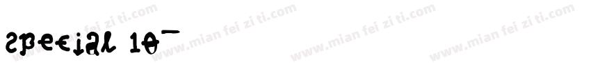 Special 10字体转换